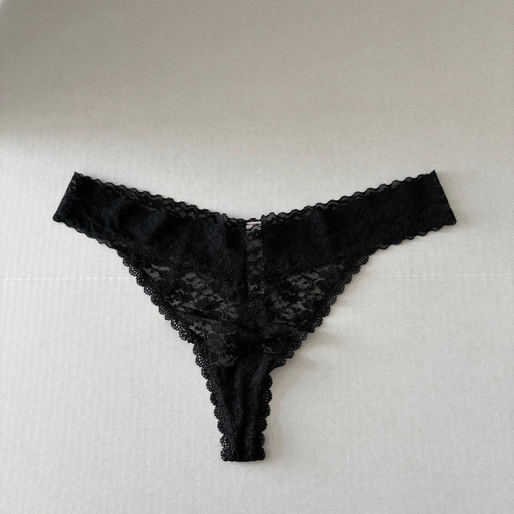 Auden Lace Black Thong‎ - Size XL - In Bag.